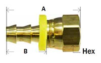 PO Female Ballseat Swivel